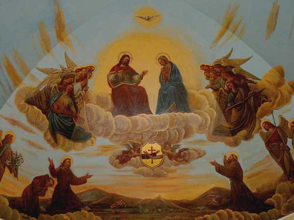 Mural above the main altar