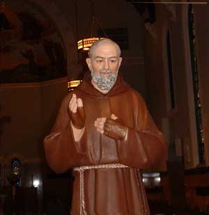Statue of St. Padre Pio